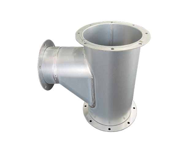 镀锌全焊单扩三通