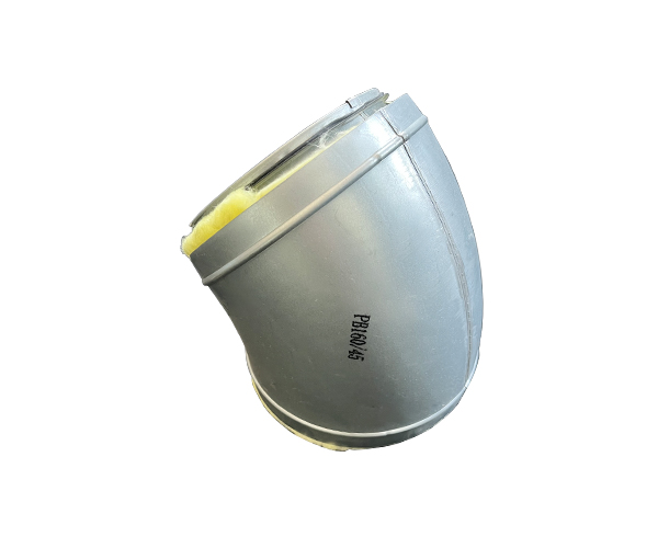 镀锌双层冲压弯头 45°虾米弯头